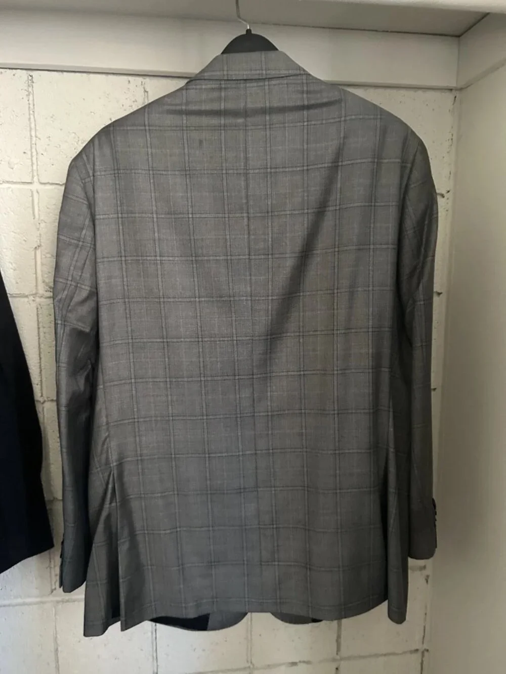 Custom Men's Sport Coat - Light Gray / Blue Combo - Good For All 4 Seasons